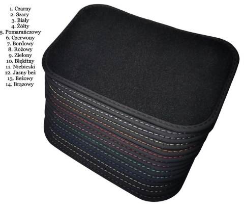 Dywaniki Welurowe do VW Tiguan I (2007-2016) Czarny Prestige Dywaniki Welurowe do VW Tiguan I (2007-2016) Czarny Prestige