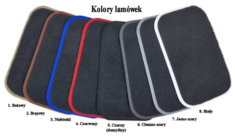 Dywaniki Welurowe do Seat Toledo II (1999-2004) Grafit Exclusive