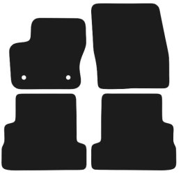 Dywaniki Ciemny brąz do Ford Kuga II (2013-2019) Design