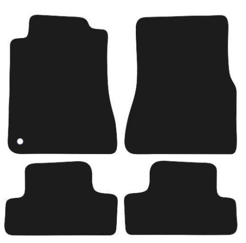 Dywaniki Ciemny brąz do Ford Mustang V (2004-2010) Design