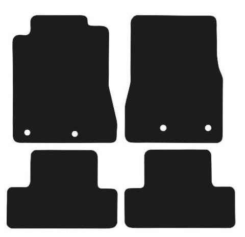 Dywaniki Ciemny brąz do Ford Mustang V Lift (2011-2014) Design