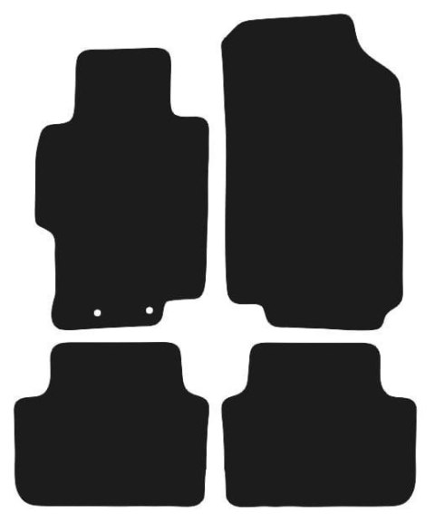 Dywaniki Ciemny brąz do Honda Accord VII (2002-2008) Design