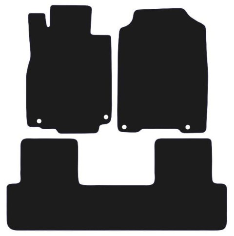 Dywaniki Ciemny brąz do Honda CR-V IV (2012-2018) Design