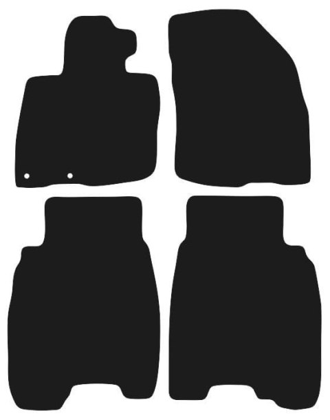 Dywaniki Ciemny brąz do Honda Civic VIII 5d HB (2006-2008) Design