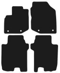 Dywaniki Ciemny brąz do Honda Jazz II (2008-2013) Design
