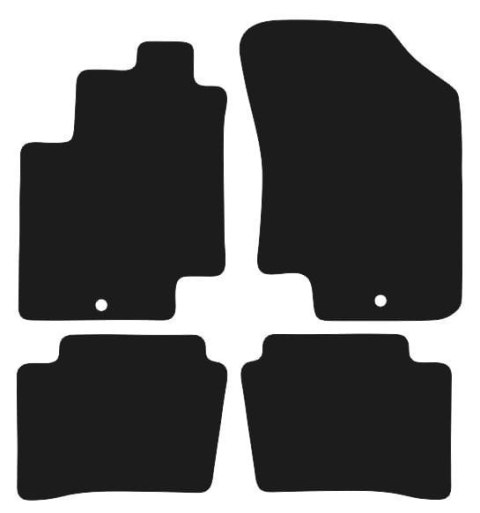 Dywaniki Ciemny brąz do Hyundai i20 I (2009-2011) Design