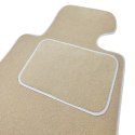 Dywaniki Welurowe do Mercedes E Klasa W211 4Matic (2002-2009) Jasny Beż Protect