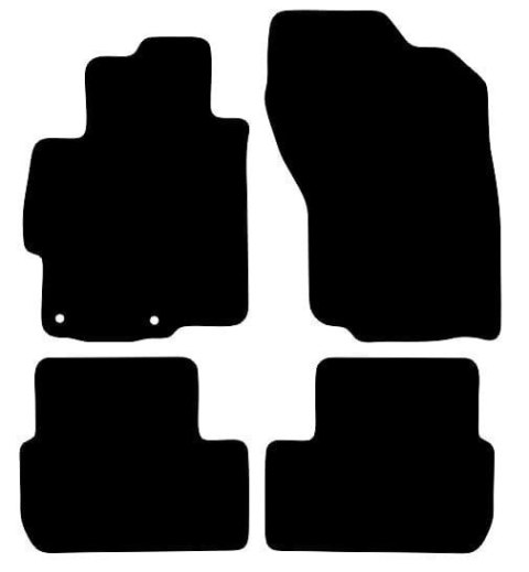 Dywaniki Welurowe do Mitsubishi Lancer VIII (2008-2017) Jasny Beż Protect