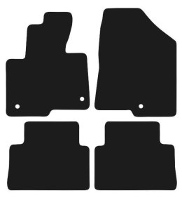 Dywaniki Ciemny brąz do Hyundai Santa Fe III (2012-2018) Design