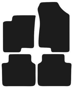 Dywaniki Ciemny brąz do Hyundai Sonata V (2005-2009) Design