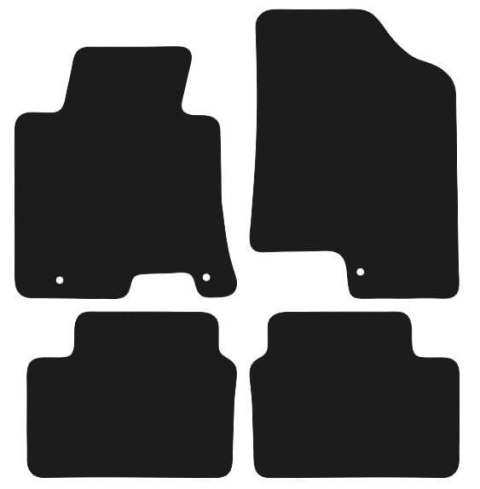 Dywaniki Ciemny brąz do Hyundai i30 II (2012-2016) Design