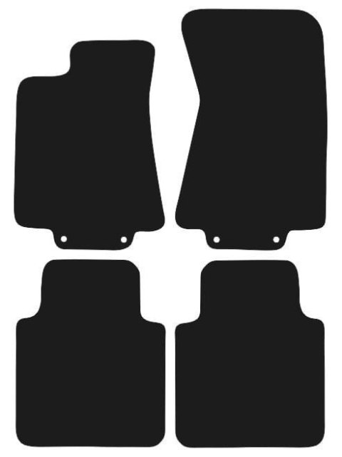 Dywaniki Ciemny brąz do Jaguar XJ VII X350 Long (2004-2009) Design