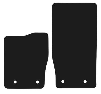 Dywaniki Ciemny brąz do Jaguar XK8 II X150 (2006-2014) Design