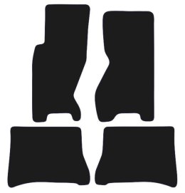 Dywaniki Ciemny brąz do Jeep Grand Cherokee II WJ (1998-2005) Design