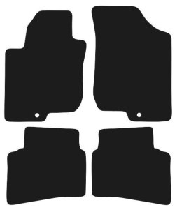 Dywaniki Ciemny brąz do Kia Pro Ceed I (2007-2012) Design