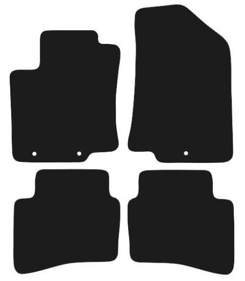 Dywaniki Ciemny brąz do Kia Rio III (2011-2017) Design