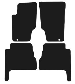 Dywaniki Ciemny brąz do Kia Sorento I (2002-2009) Design