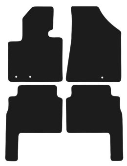 Dywaniki Ciemny brąz do Kia Sorento II (2009-2012) Design