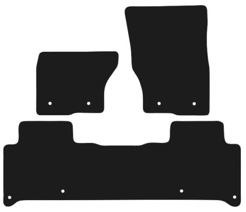 Dywaniki Ciemny brąz do Land Rover Discovery V (2017- Design