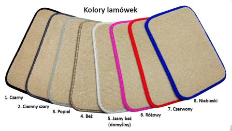 Dywaniki Welurowe do Renault Clio III (2005-2012) Jasny Beż Protect
