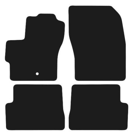 Dywaniki Ciemny brąz do Mazda 3 I (2003-2009) Design