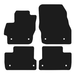 Dywaniki Ciemny brąz do Mazda 3 II (2009-2013) Design