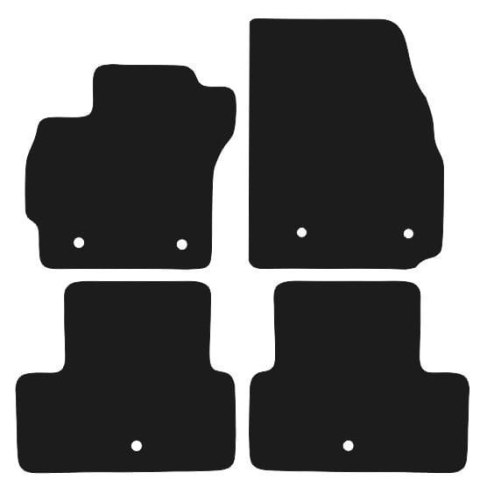 Dywaniki Ciemny brąz do Mazda 5 II (2010-2015) Design