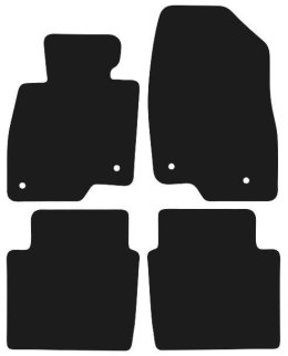 Dywaniki Ciemny brąz do Mazda 6 III Sedan (2013- Design