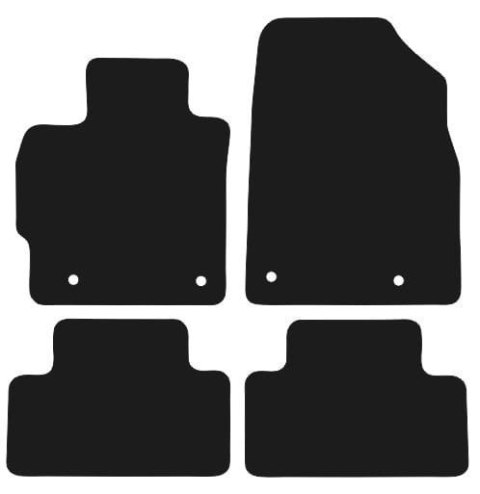 Dywaniki Ciemny brąz do Mazda CX-7 (2006-2009) Design