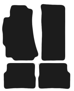 Dywaniki Ciemny brąz do Mazda RX-8 (2003-2012) Design