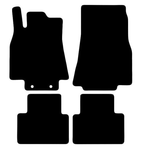 Dywaniki Ciemny brąz do Mercedes A Klasa W169 (2004-2012) Design