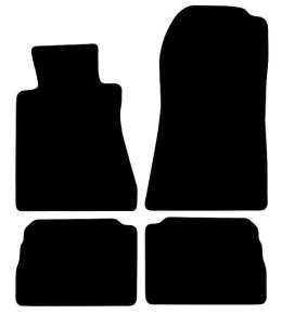 Dywaniki Ciemny brąz do Mercedes C Klasa 190 W201 (1982-1993) Design