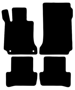 Dywaniki Ciemny brąz do Mercedes C Klasa W204 (2007-2014) Design