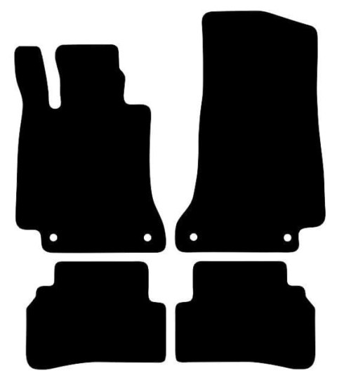 Dywaniki Ciemny brąz do Mercedes C Klasa W205 (2014-2021) Design