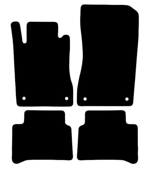 Dywaniki Ciemny brąz do Mercedes CLS C219 (2004-2010) Design