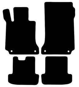Dywaniki Ciemny brąz do Mercedes E Cabrio A207 (2009-2017) Design
