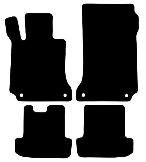 Dywaniki Ciemny brąz do Mercedes E Cabrio A207 (2009-2017) Design