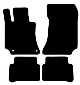 Dywaniki Ciemny brąz do Mercedes E Klasa W212 (2009-2016) Design