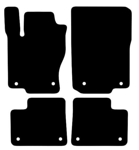 Dywaniki Ciemny brąz do Mercedes ML W166 (2011-2015) Design