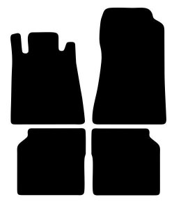 Dywaniki Ciemny brąz do Mercedes S Klasa W140 SEL (1991-1998) Design