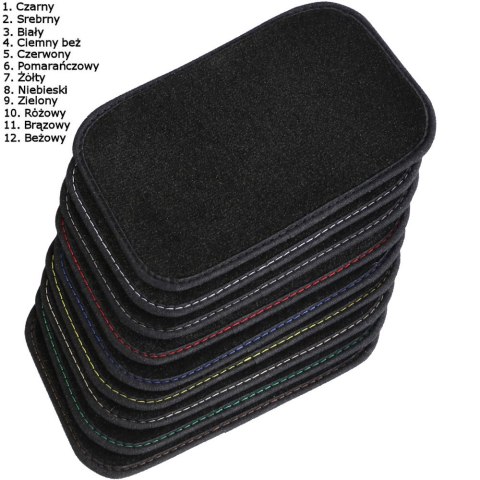 Dywaniki Welurowe do Ford Fiesta V Lift (2005-2008) Czarny Protect