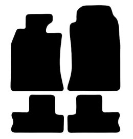 Dywaniki Ciemny brąz do Mini Cooper I R50 (2001-2006) Design