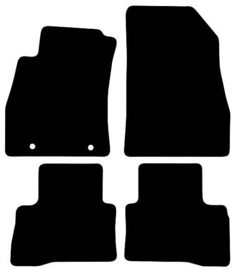 Dywaniki Ciemny brąz do Nissan Juke I (2010-2019) Design