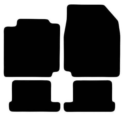 Dywaniki Ciemny brąz do Nissan Micra C+C (2006-2010) Design