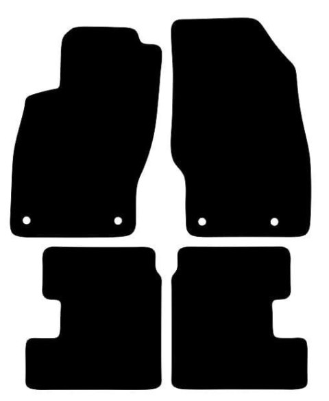 Dywaniki Ciemny brąz do Opel Adam (2013-2019) Design