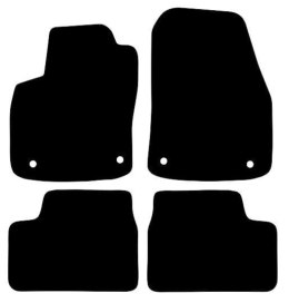 Dywaniki Ciemny brąz do Opel Astra H Sedan (2004-2014) Design