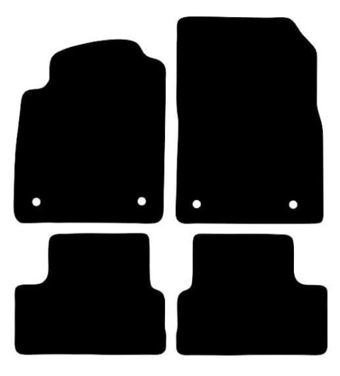 Dywaniki Ciemny brąz do Opel Cascada (2013-2019) Design