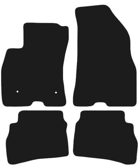 Dywaniki Ciemny brąz do Opel Combo D (2011-2018) Design