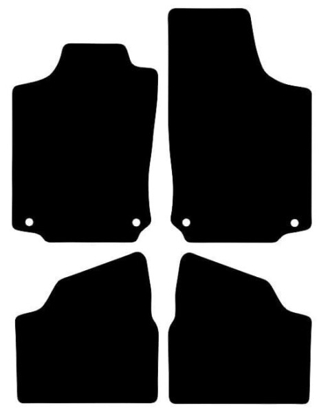 Dywaniki Ciemny brąz do Opel Corsa C (2000-2006) Design