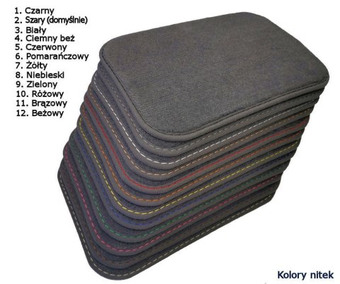 Dywaniki Welurowe do Mercedes S Klasa W221 Long (2005-2013) Szary Protect